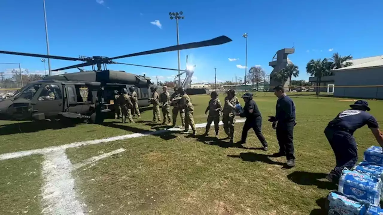 National Guard brings supplies to islands cut off from Florida after Hurricane Ian