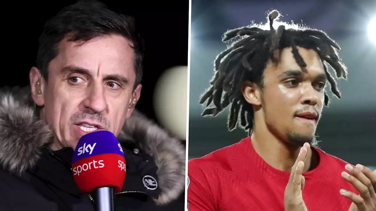 'Fokus Cara Bertahan Dulu!' - Gary Neville Beri PR Berat Buat Bek Liverpool Trent Alexander-Arnold | Goal.com Indonesia