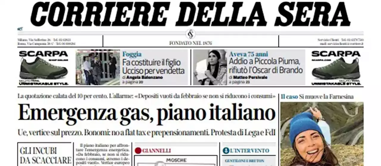 Le prime pagine di oggi - Il Post