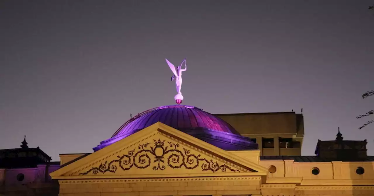 Arizona State Capitol lit purple for Domestic Violence Awareness Month