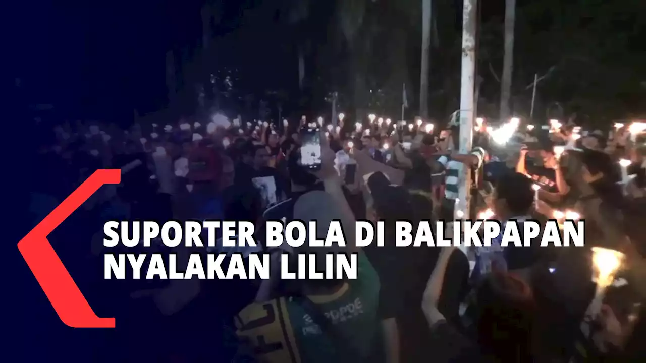 Ikut Berduka, Suporter Bola di Balikpapan Berdoa Untuk Korban Tragedi Kanjuruhan