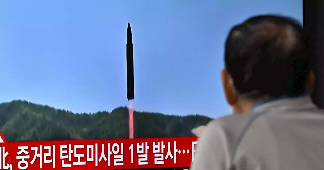 North Korea fires a ballistic missile over Japan