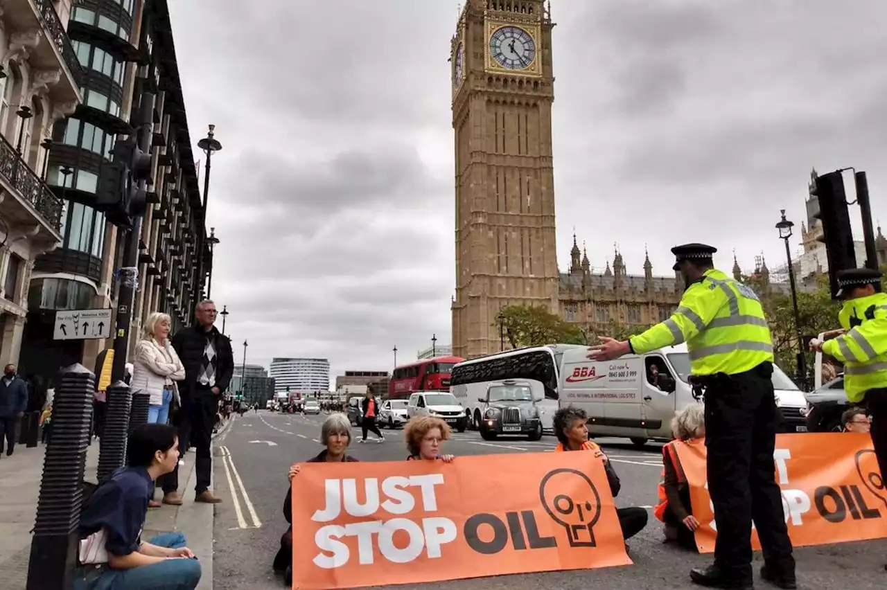 Around 20 Lancashire residents arrested after blocking central London roads as part of Just Stop Oil protest