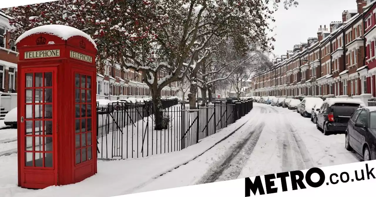 UK could be set for first white Christmas since 2010