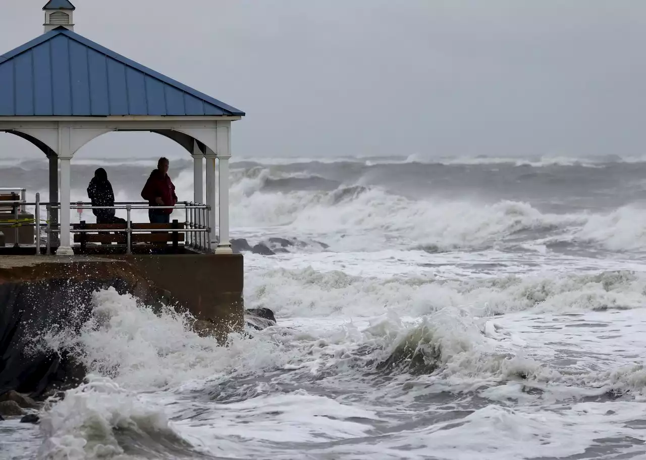 Jersey Shore flooding threat remains. Thunderstorms, more rain today.