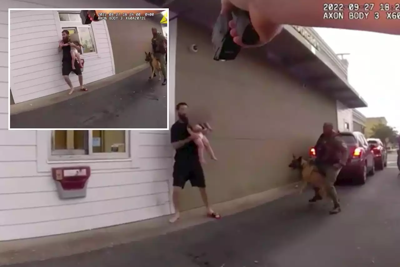 Dramatic video shows Florida man use infant as human shield before being tased, arrested