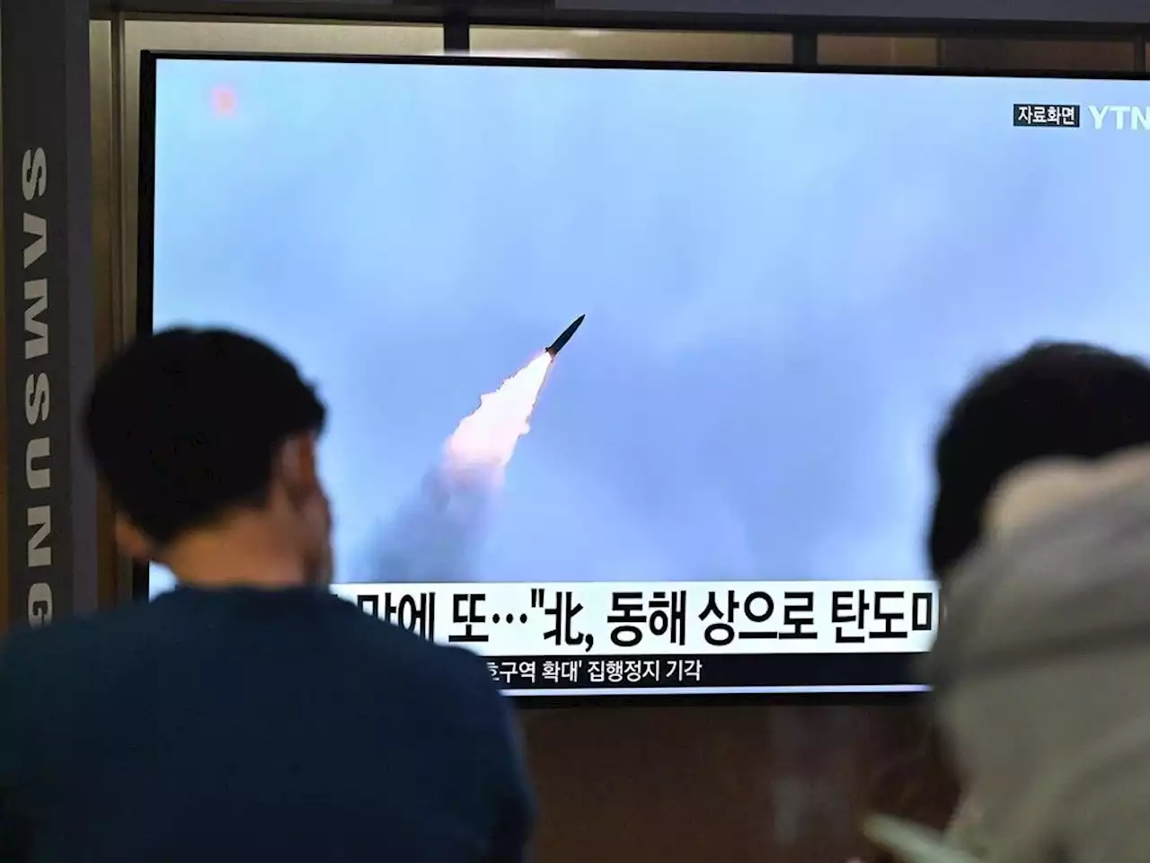 North Korea fires missile over Japan, some trains suspended