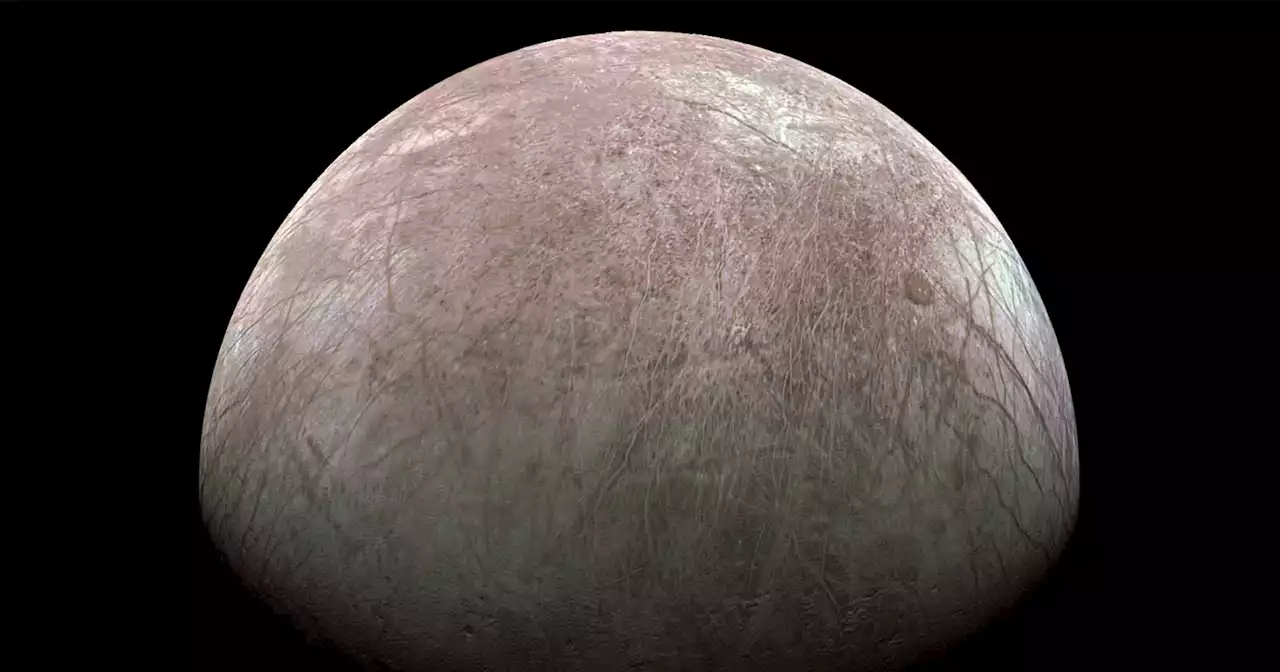 Newly Processed Images of Europa Show Details of the Icy Moon