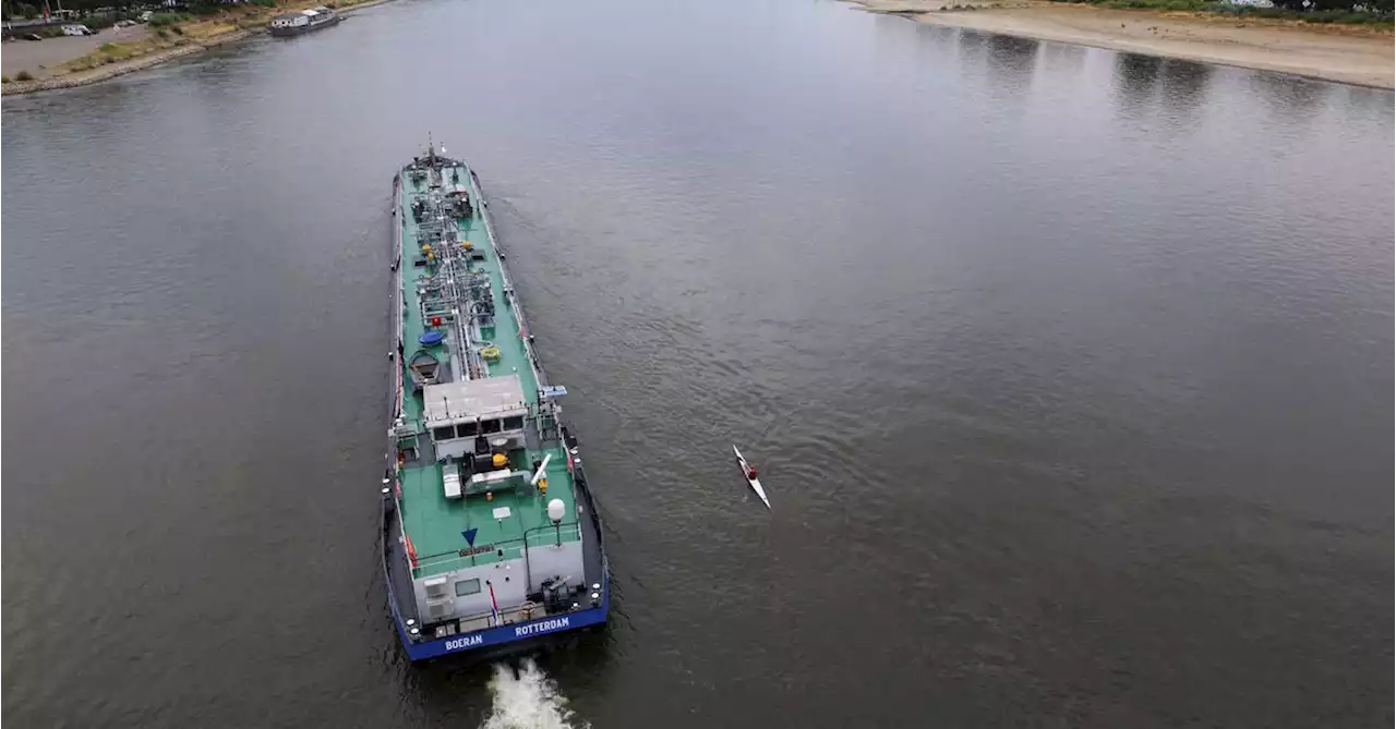 River shipping on Rhine in Germany back to normal as water rises