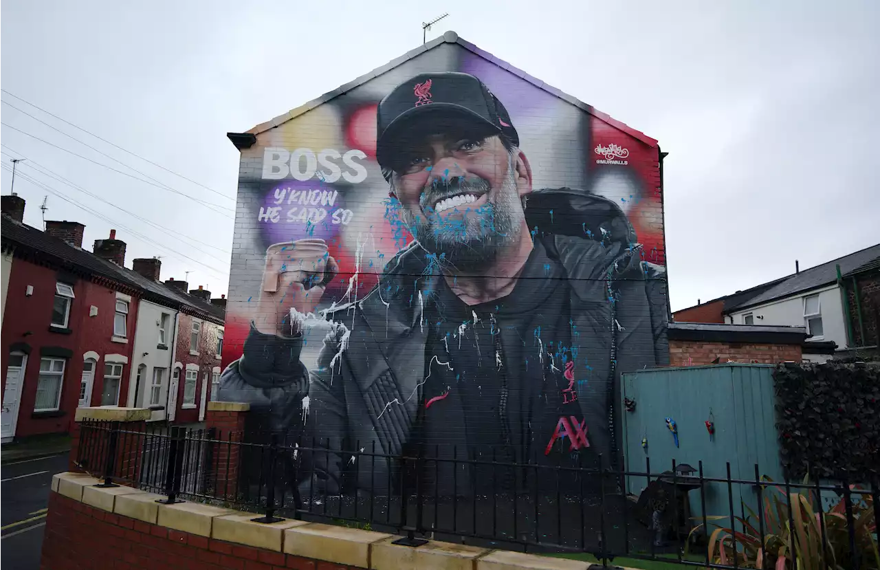 Klopp, Henderson and Trent murals defaced ahead of Liverpool vs Rangers