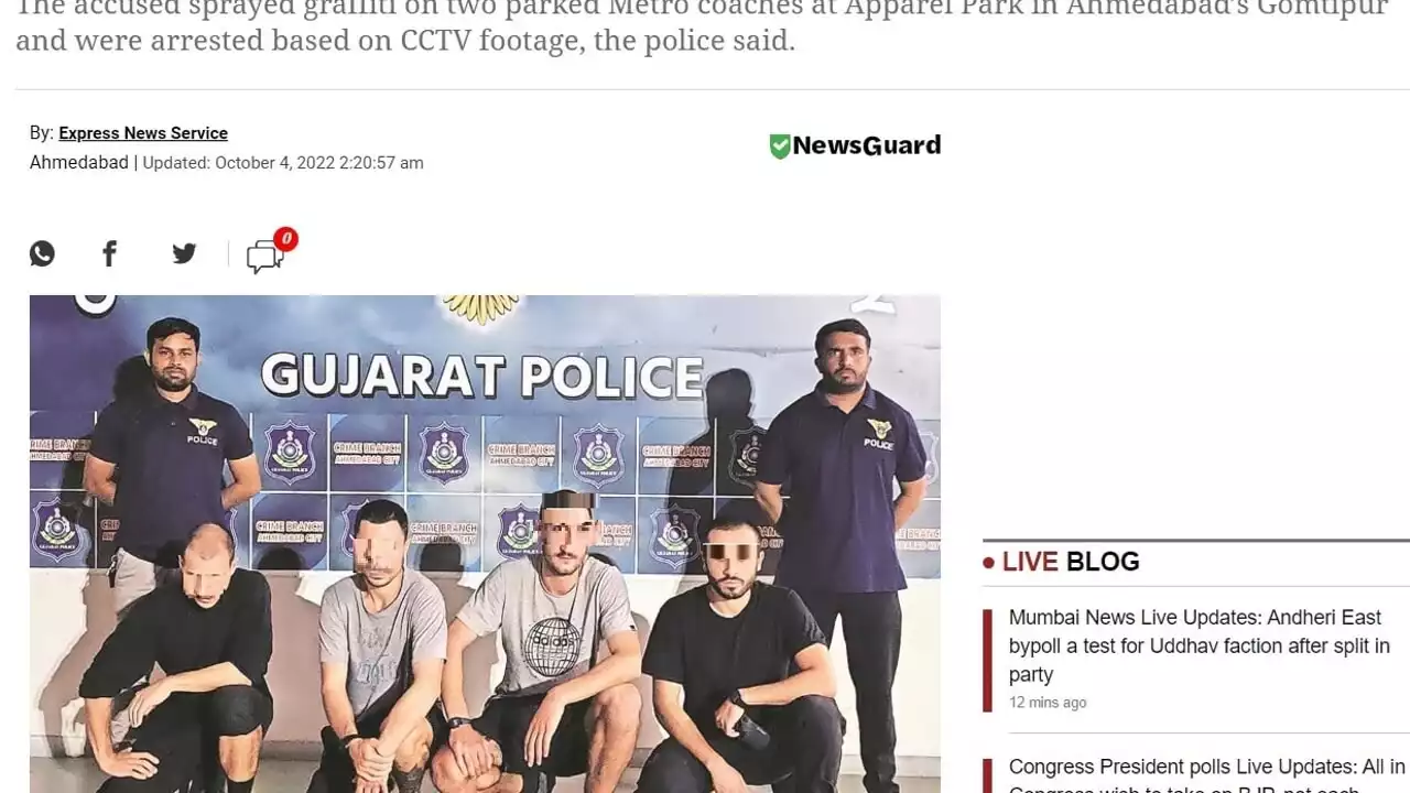 Quattro writer italiani arrestati in India: 'Hanno deturpato la metro'