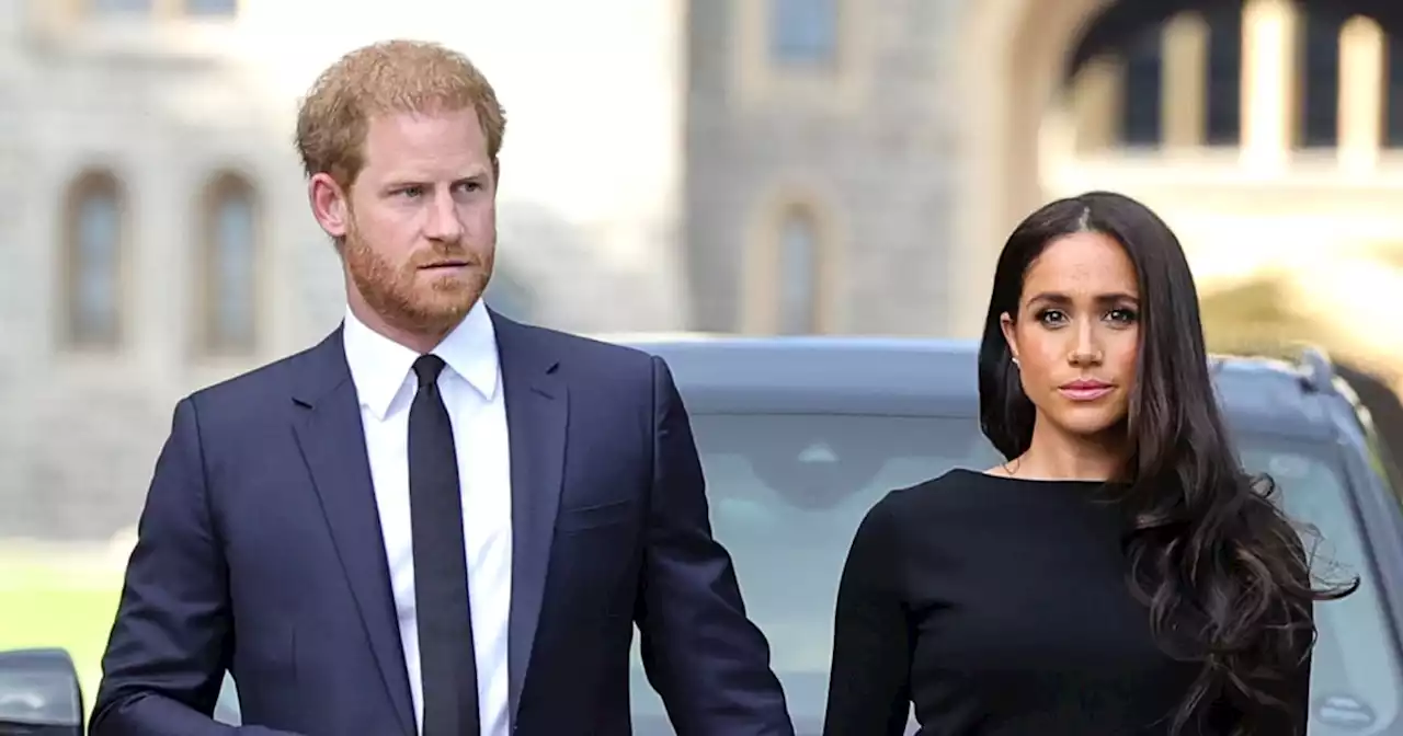 See Meghan Markle and Prince Harry in behind-the-scenes pics days before queen’s death