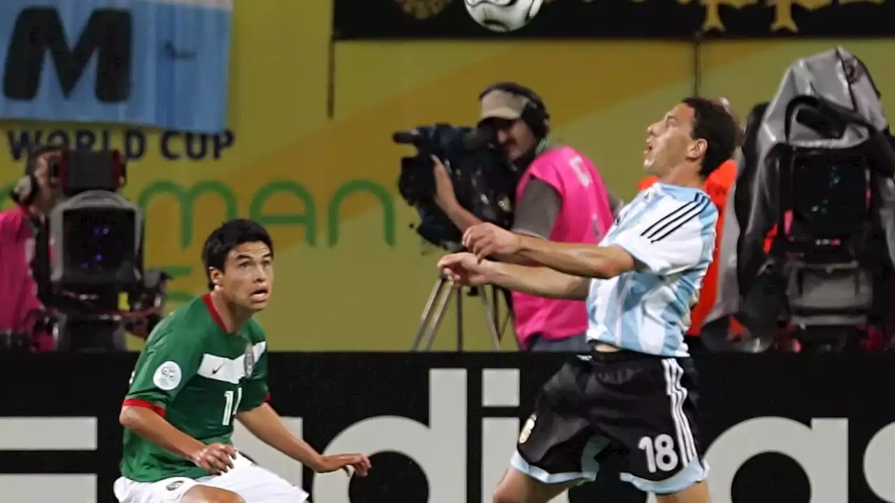 FIFA recuerda a México el golazo de Maxi Rodríguez en el Mundial de 2006