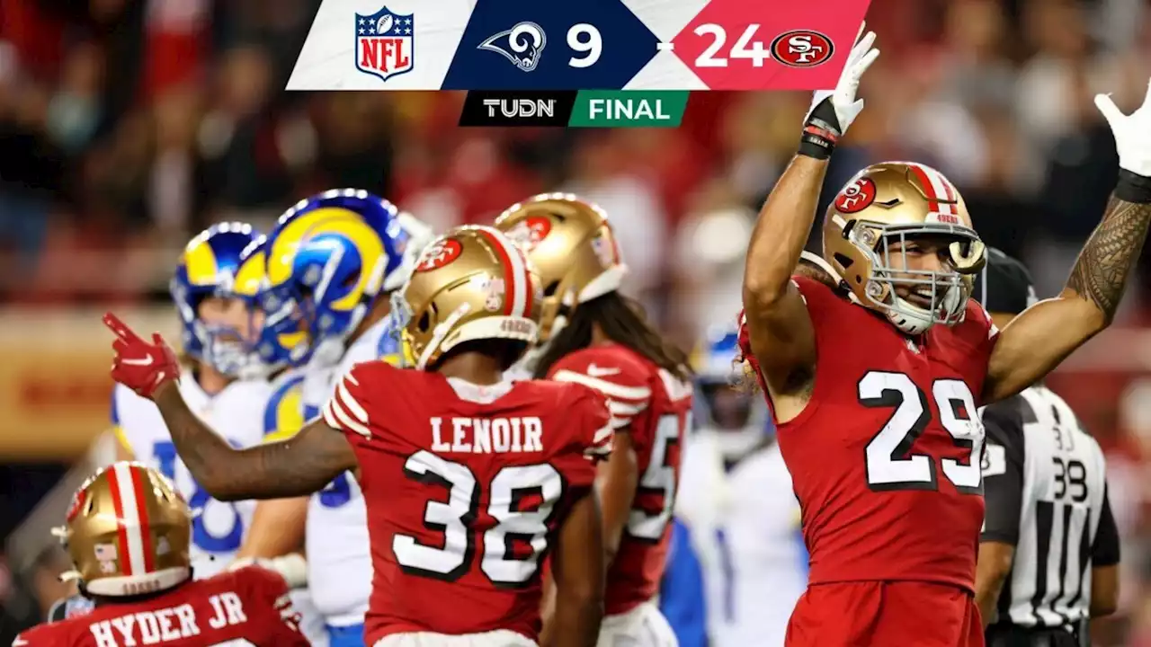 San Francisco 49ers aplasta a Rams con un Garoppolo poderoso