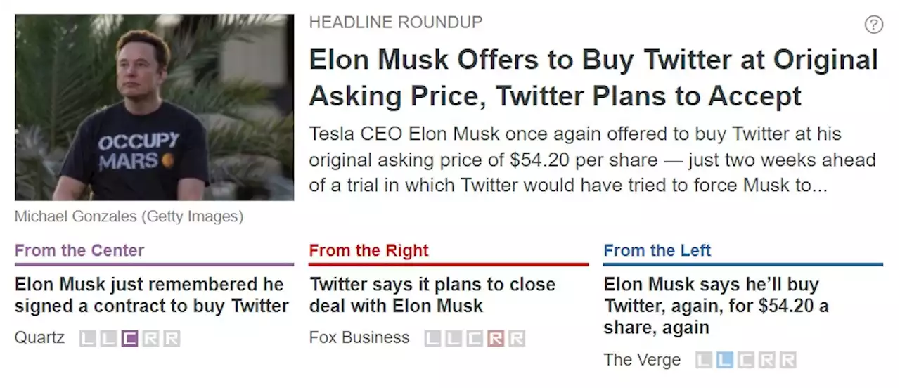 Elon Musk Offers to Buy Twitter at Original Asking Price, Twitter Plans to Accept