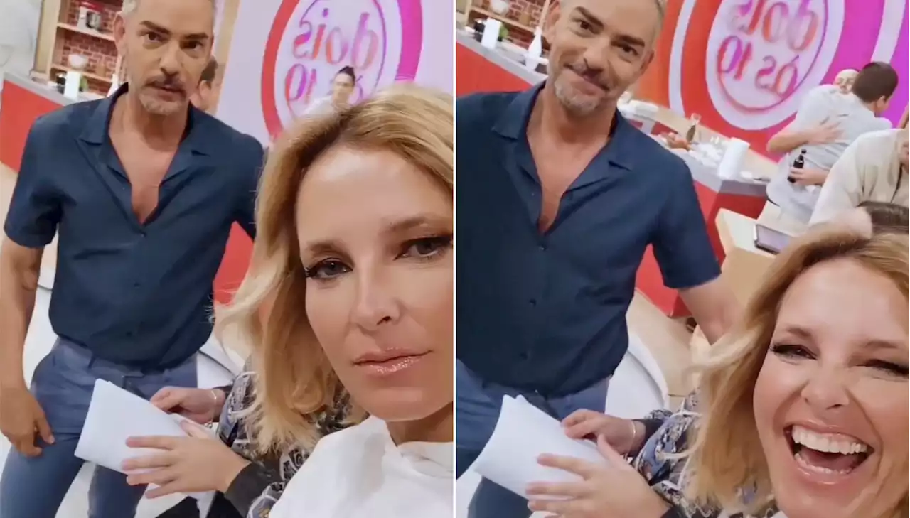 'Está cá, não morreu': Cristina Ferreira brinca com o regresso de Cláudio Ramos à TVI