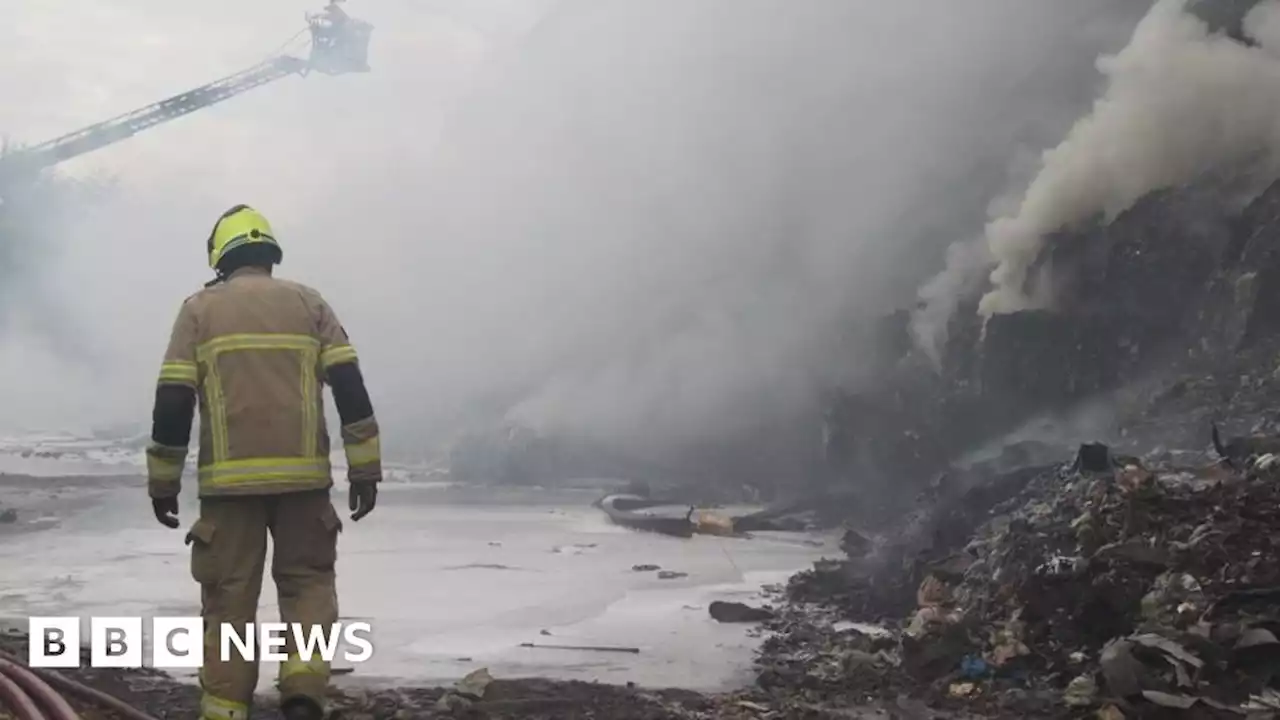 Kiveton Park: Waste fire still burning after two weeks