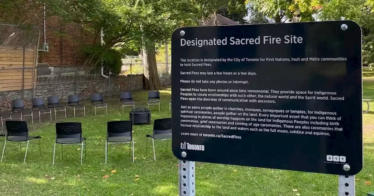 Toronto just got designated spaces for Sacred Fire ceremonies at public parks