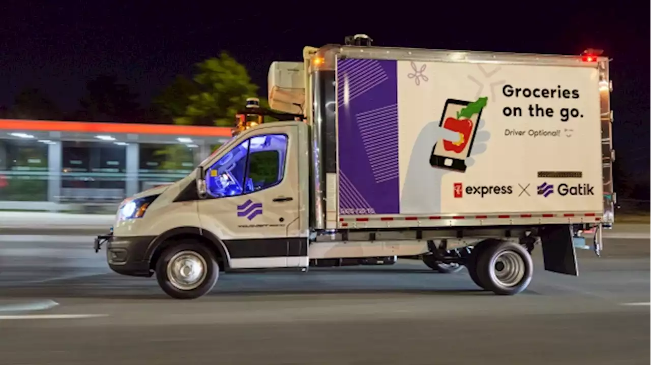 Loblaw's driverless grocery delivery trucks hit the streets of Toronto