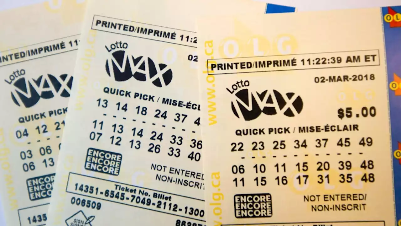 Four big lottery tickets sold in Ontario, Lotto Max million grand prize still available