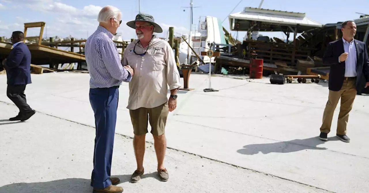 WATCH: Biden drops F-bomb while touring Hurricane Ian devastation in Florida