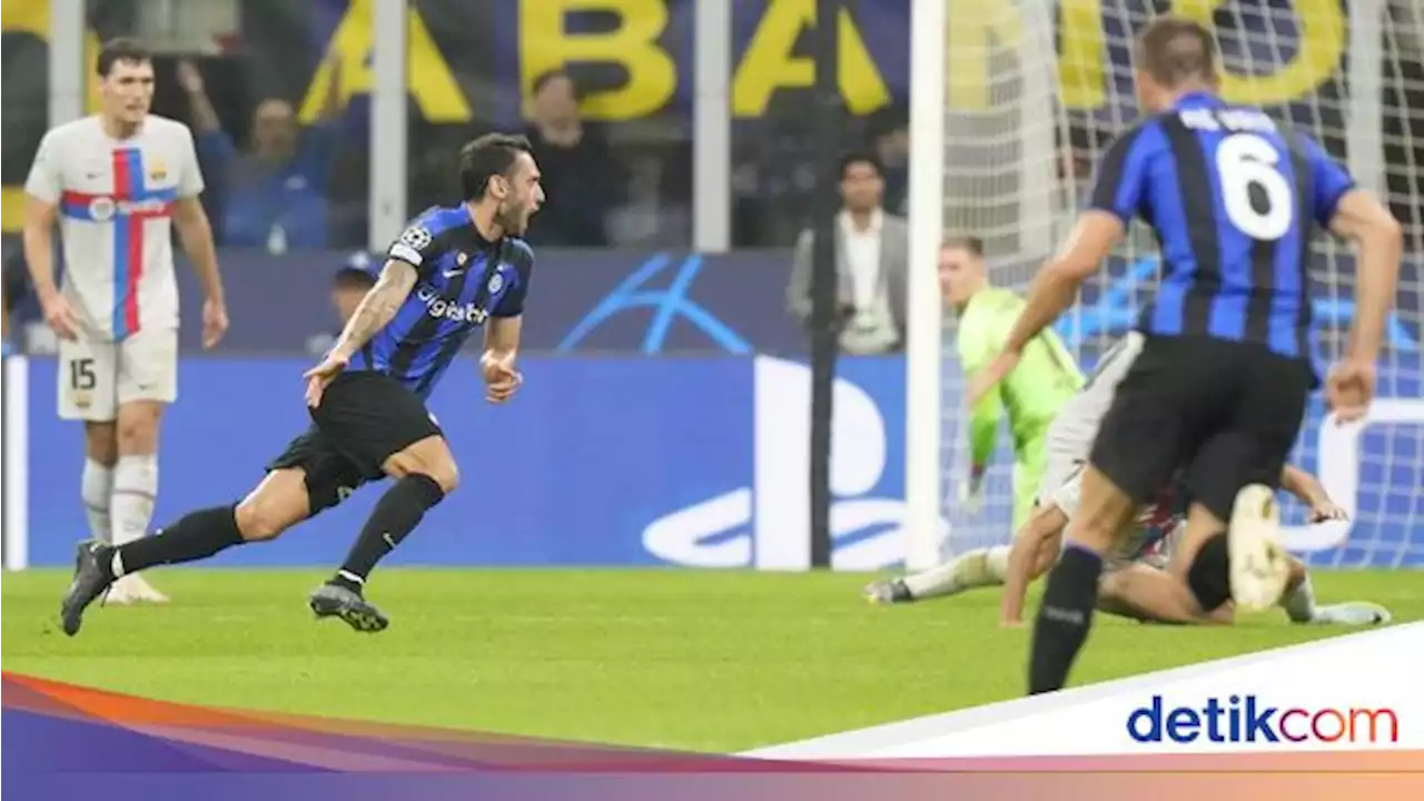 Inter Vs Barcelona: Gol Tunggal Calhanoglu Menangkan Si Ular