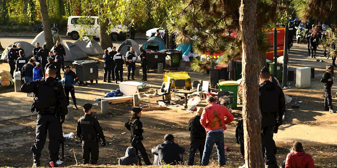 Crack à Paris : le campement de Forceval évacué par la police