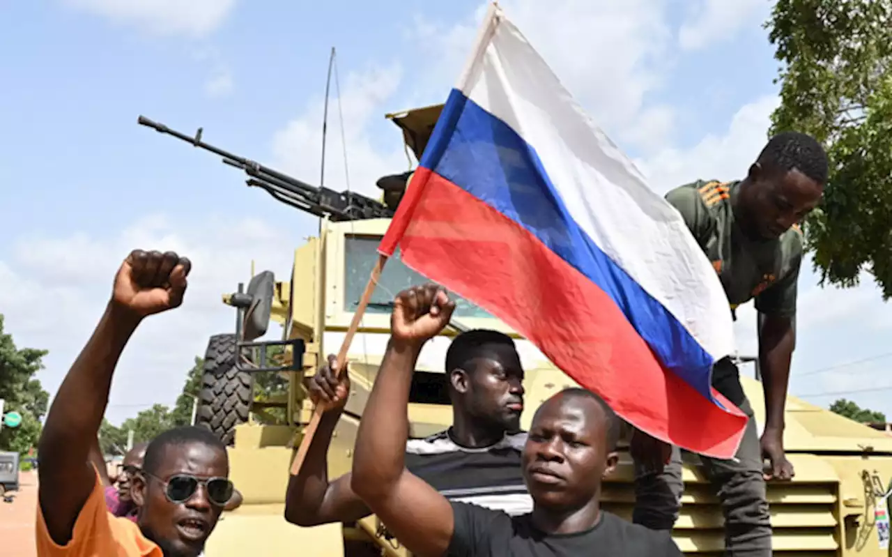 Pro-Russia demonstrators rally in Burkina after coup