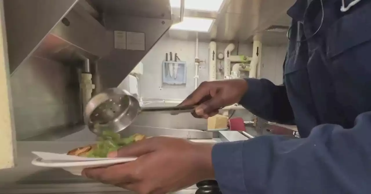 Navy culinary specialist tasked with feeding hundreds during Fleet Week