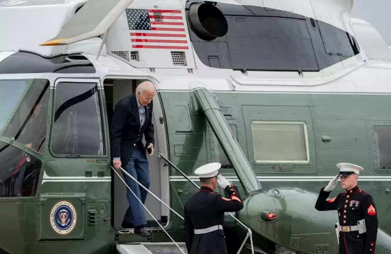 Biden surveys hurricane-ravaged Fort Myers by helicopter