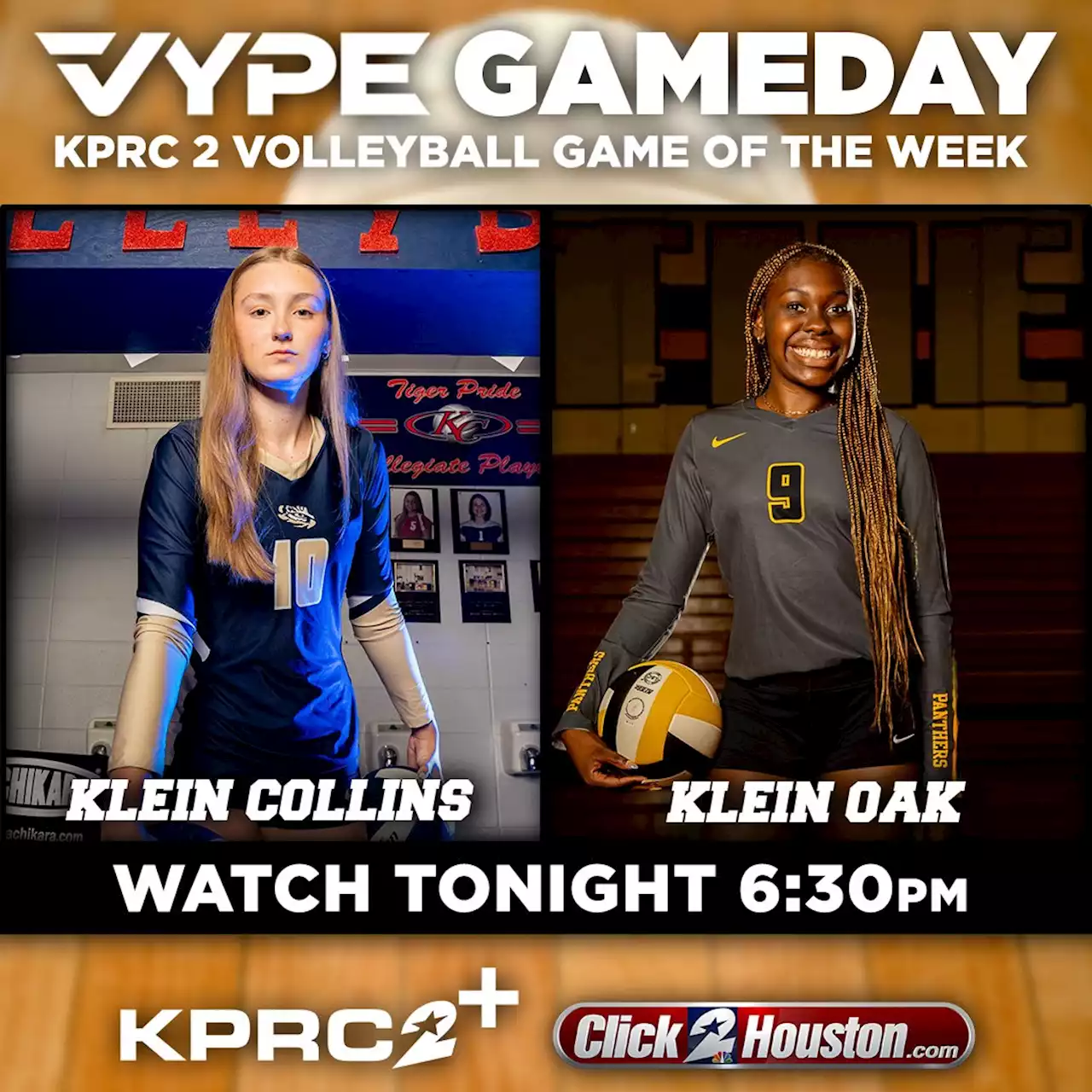 WATCH TONIGHT: Klein Collins HS vs. Klein Oak HS volleyball live on KPRC 2+