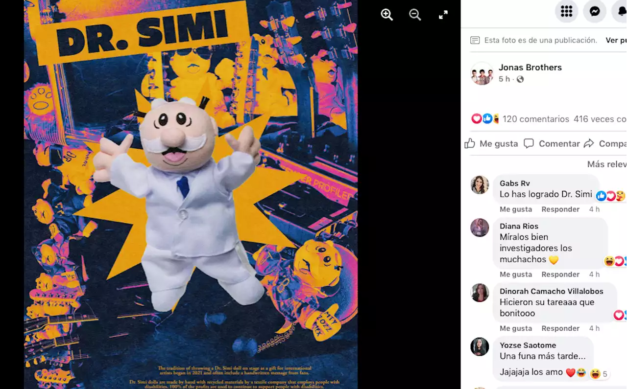 Jonas Brothers reconoce al Dr. Simi como una 'tradición mexicana'