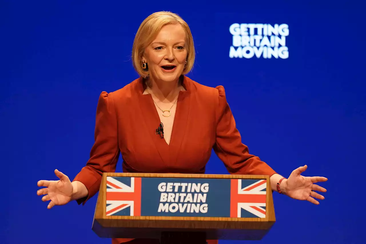 UK's Liz Truss Pledges Tax-Cutting Future in Landmark Speech Plagued by Protest and Political Infighting