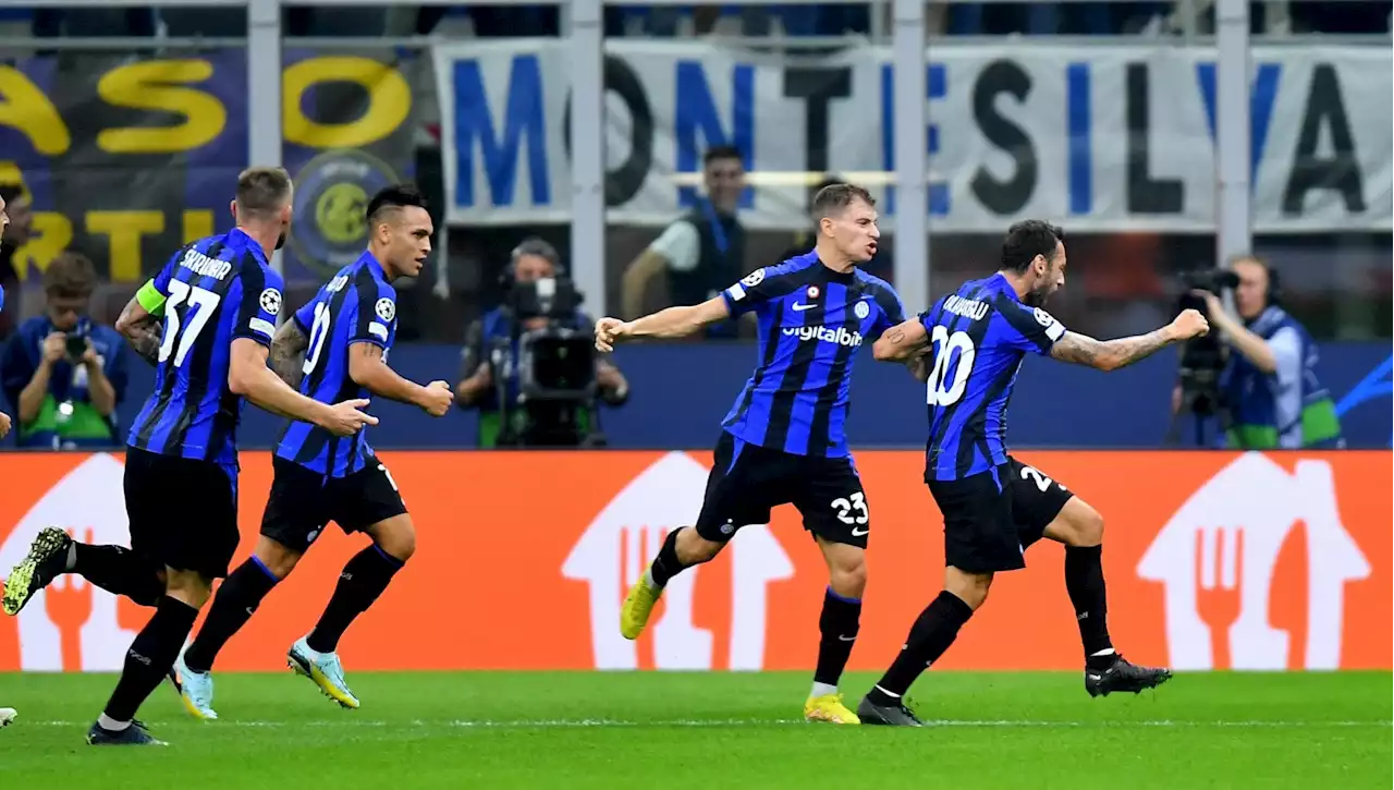 Inter-Barcellona 1-0: decide Calhanoglu, orgoglio nerazzurro