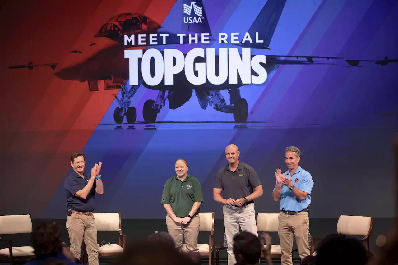 Navy's real Top Guns talk flying, reality and movie-making at USAA