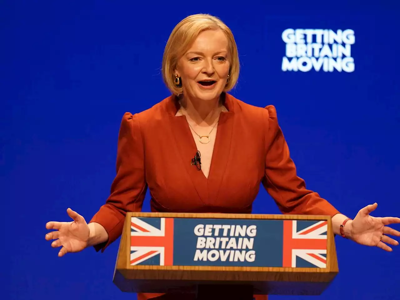 Truss heckled as she delivers first conference speech as Tory leader