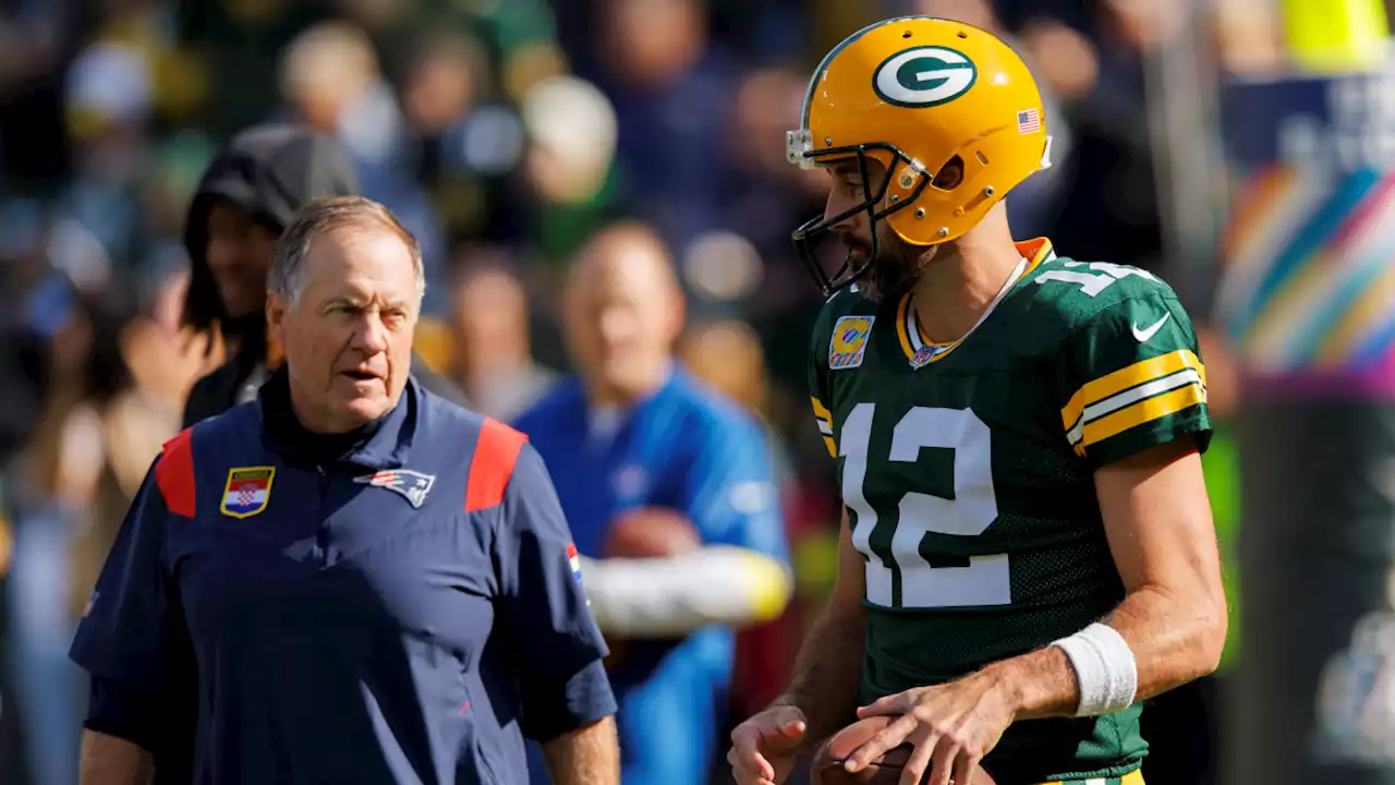 Aaron Rodgers ‘Touched’ by Pregame Conversation With Bill Belichick