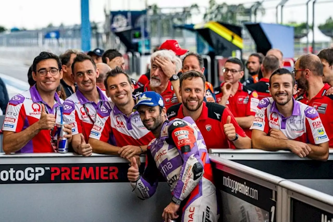 Gigi Dall’Igna (Ducati): «Besonderer Dank an Zarco»