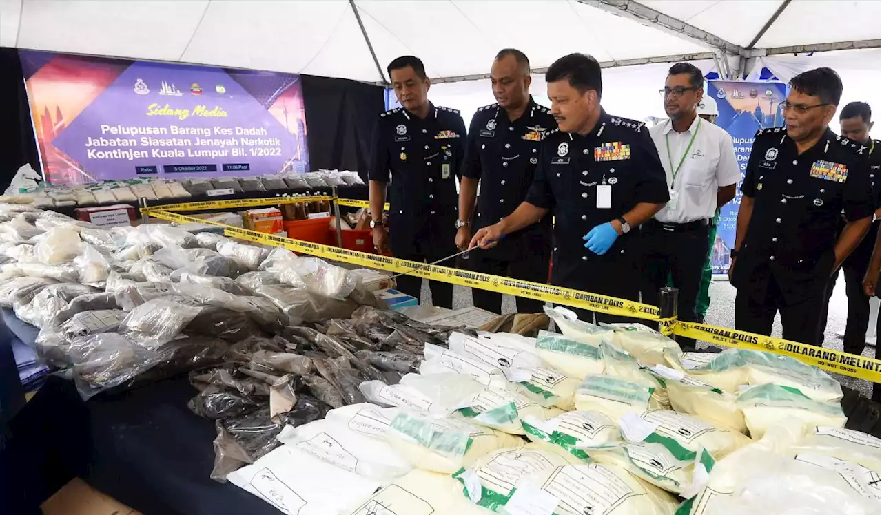 Syabu most seized drug in KL, says police