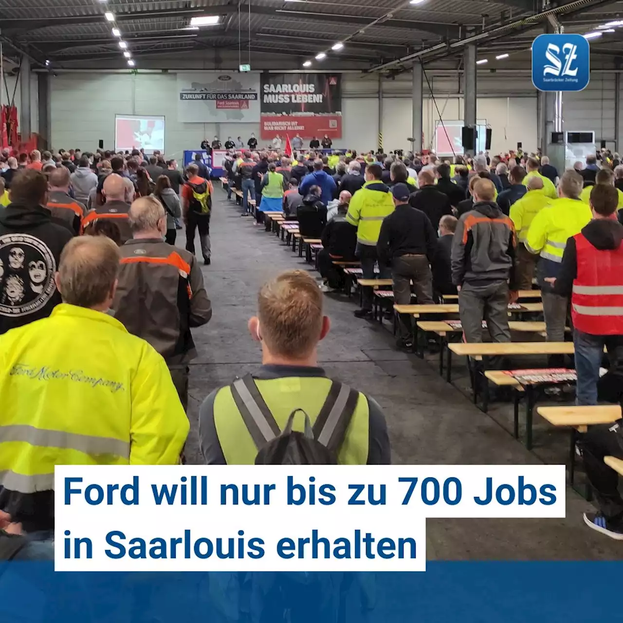 Bekanntgabe auf Betriebsversammlung: Ford will nur bis zu 700 Jobs in Saarlouis erhalten