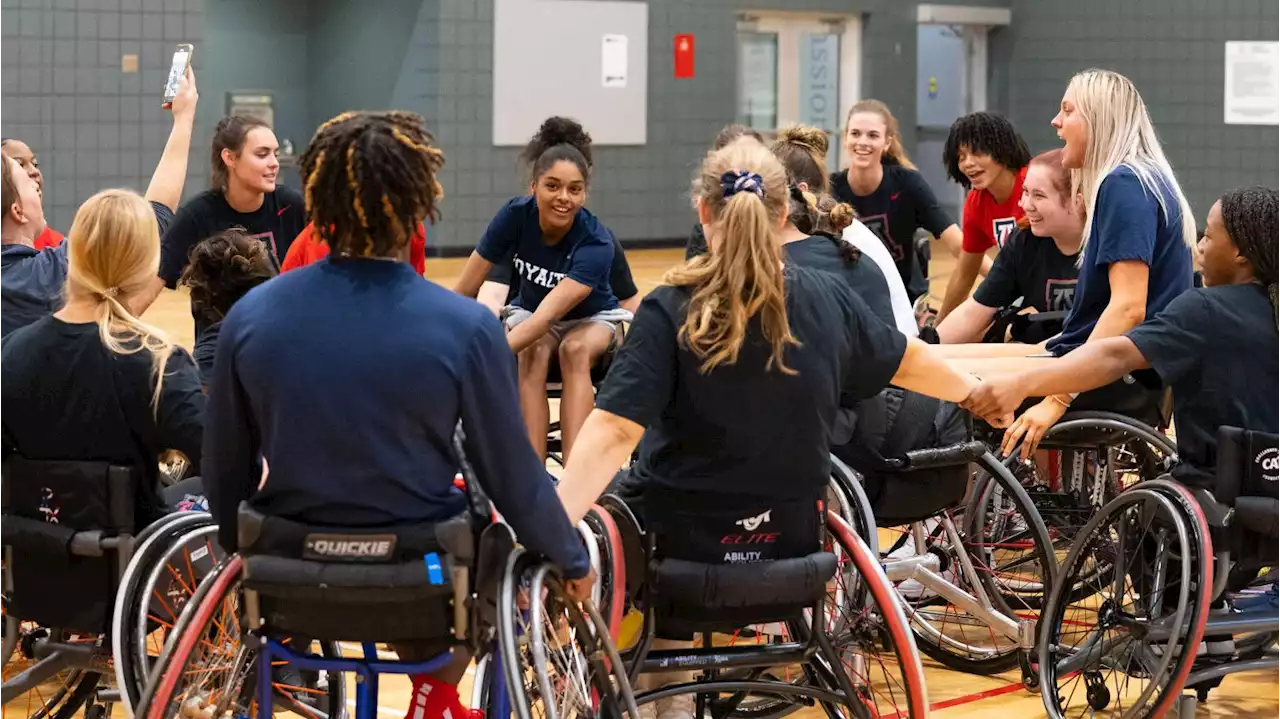 Joint workout led to fast friendship between Wildcats' women's basketball, wheelchair basketball teams