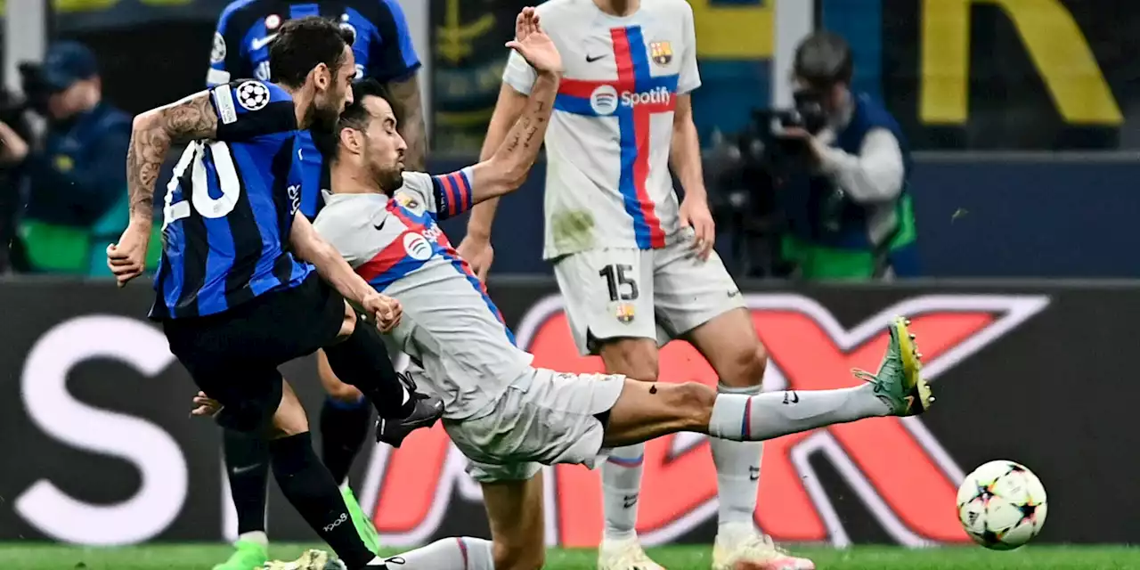 Inter-Barcellona 1-0, la partita: Calhanoglu decisivo