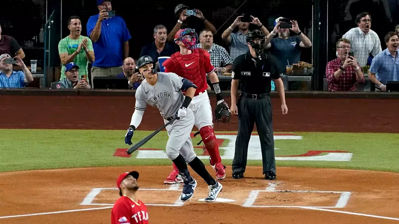 Aaron Judge comes through with homer No. 62 on an unforgettable night in Texas | Opinion