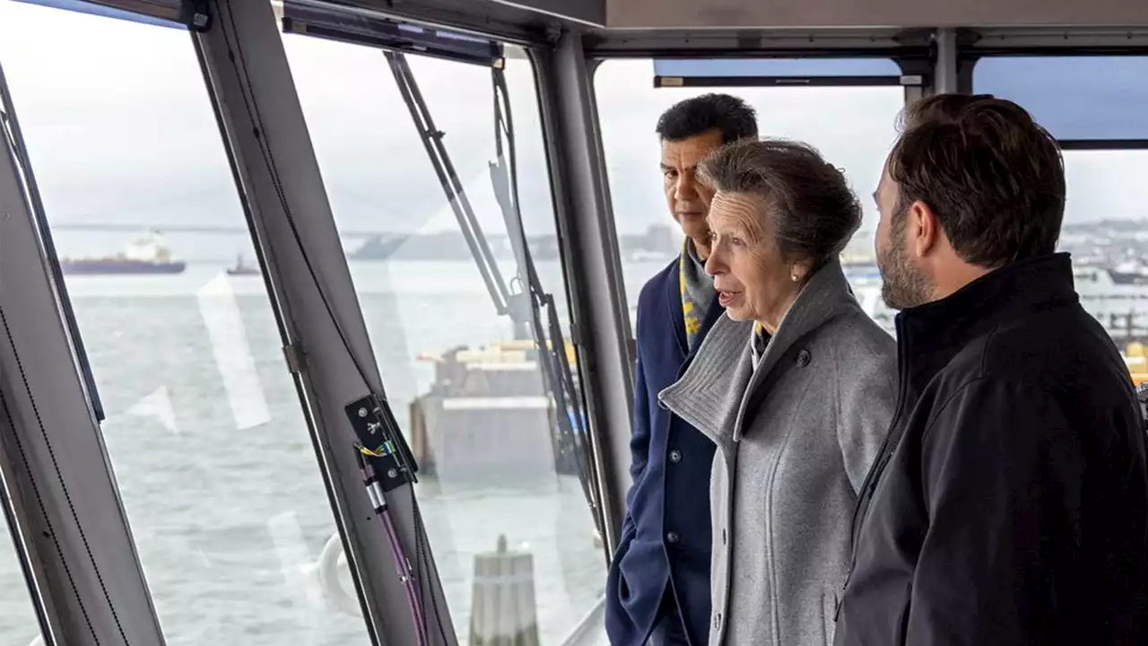 Princess Anne Takes the Staten Island Ferry to Promote Lighthouses