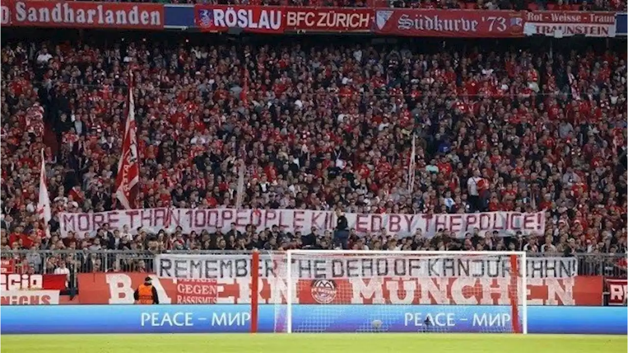 Kenang Tragedi Kanjuruhan, Fans Bayern Kirim Pesan Sentil Polisi