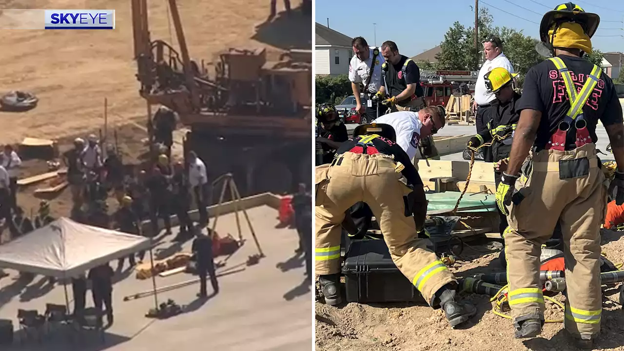 Workplace death: 22-year-old man dies in collapsed hole at Spring warehouse construction site