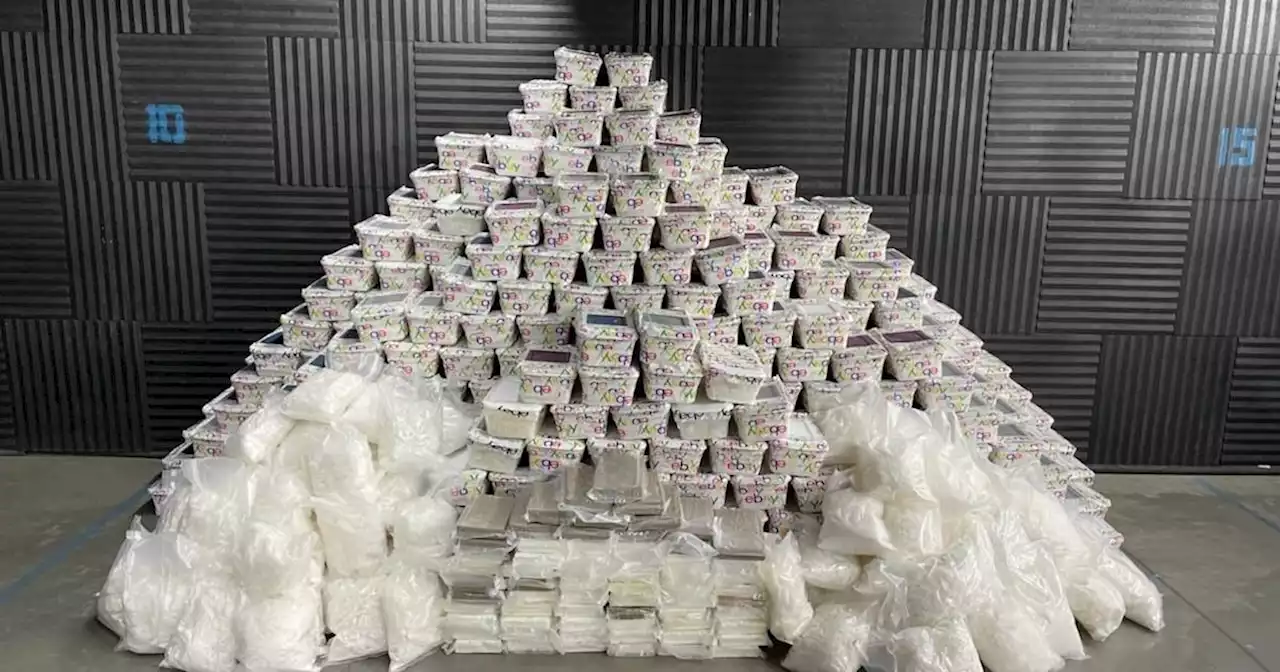 DEA agents make historic drug bust; seize 3,552 pounds of methamphetamine