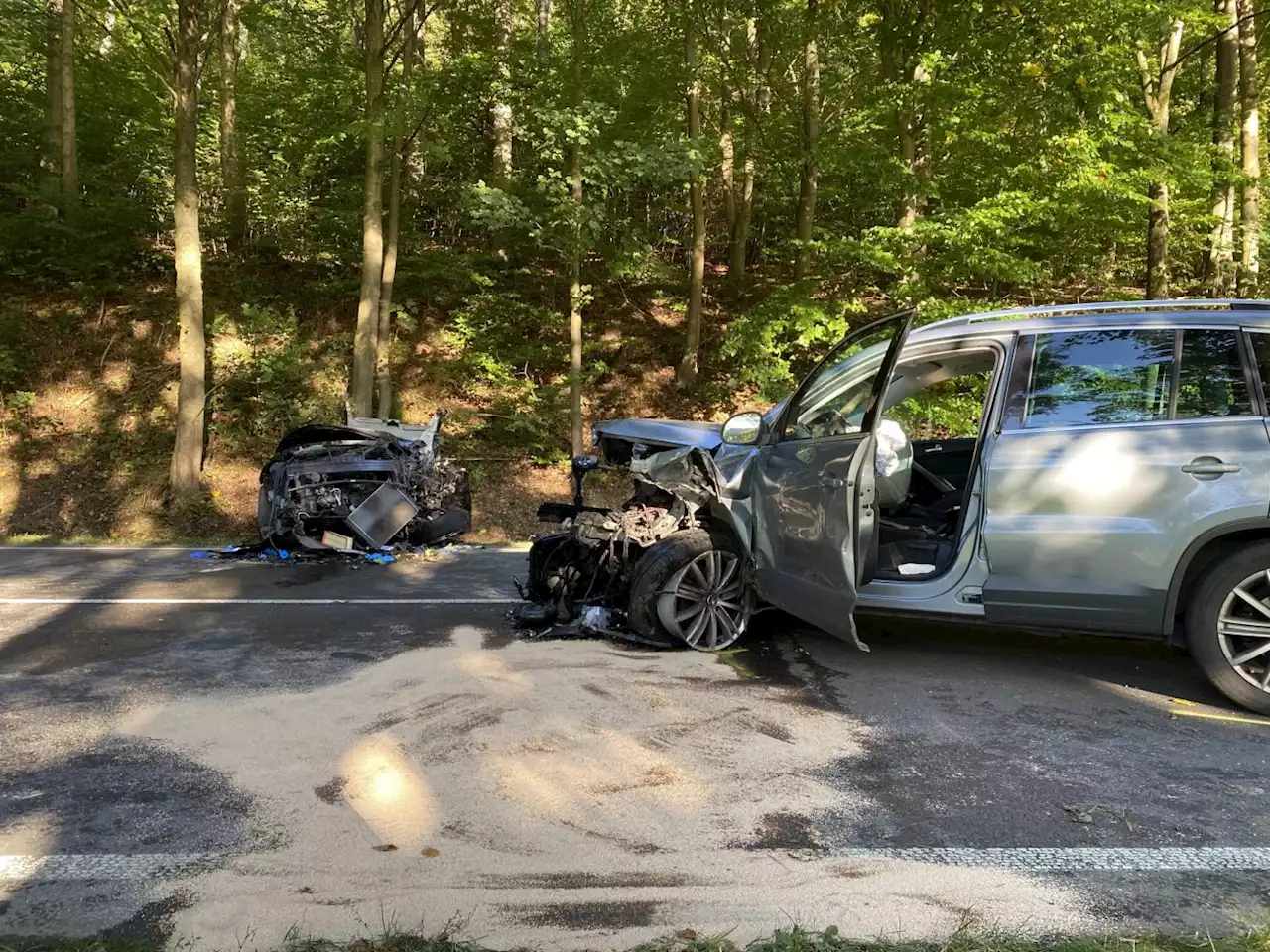 Schwerer Verkehrsunfall auf B480 Olsberg Richtung Assinghausen