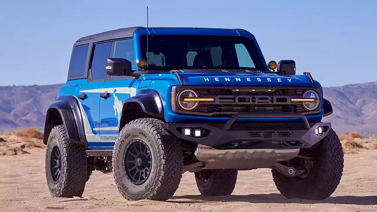 The Hennessey Ford Bronco Velociraptor 500 is a monstrous SUV