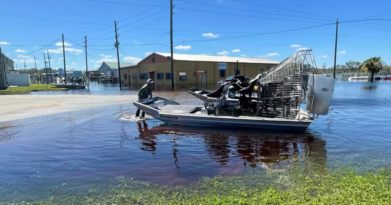 When flooding from Ian trapped one Florida town, an airboat navy came to the rescue